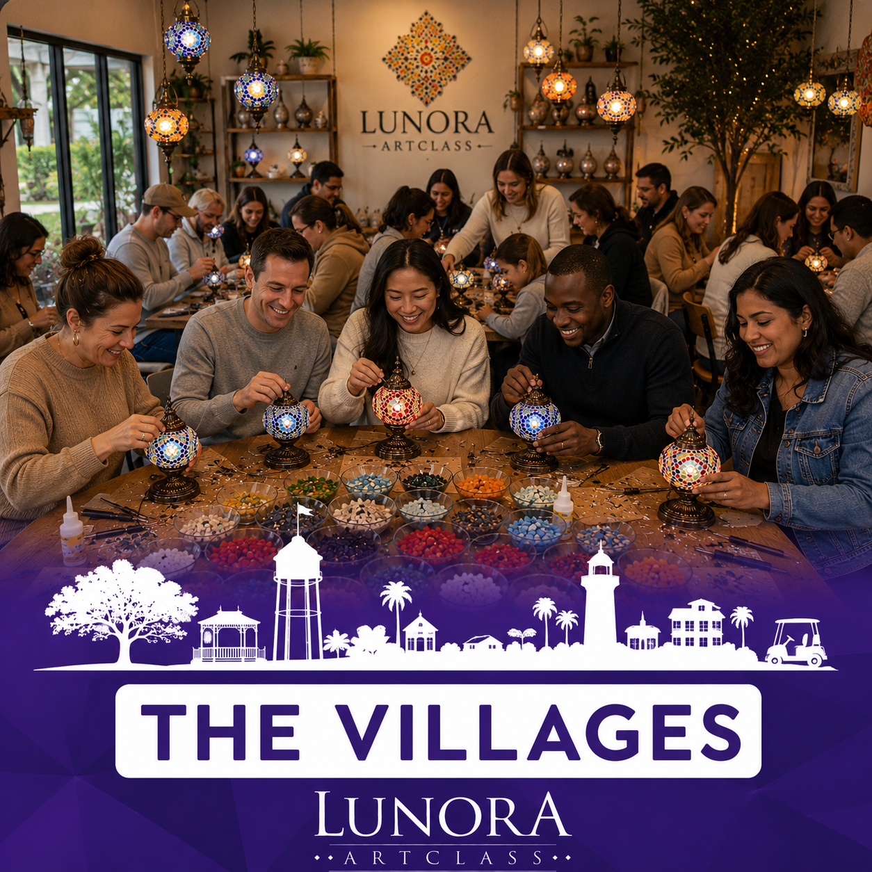 The Villages Mosaic Art Class