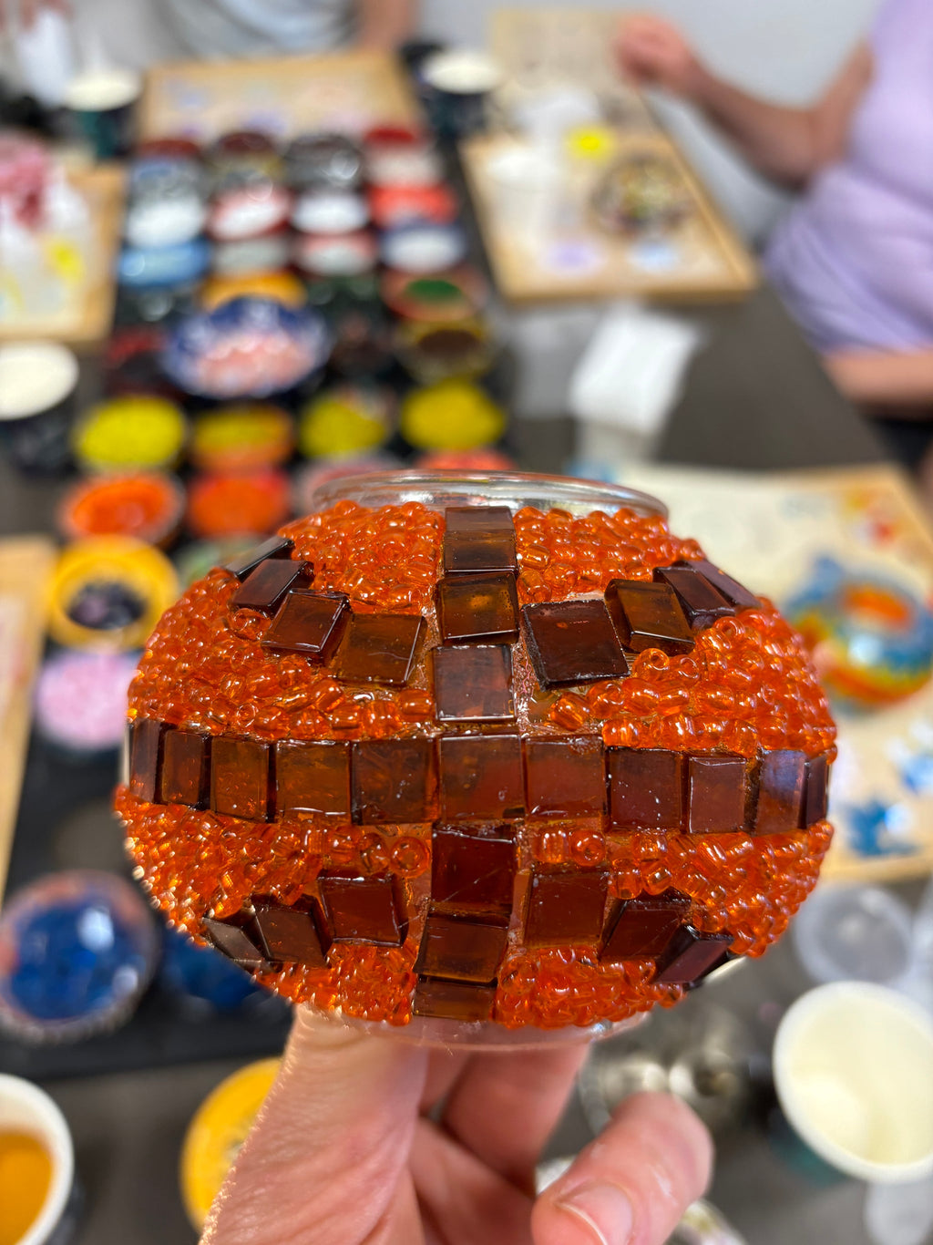 Mobile Mosaic Art Class
